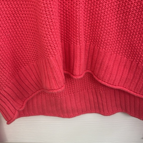Pink Coral American Eagle Cotton Sweater Size Small - Picture 3 of 5